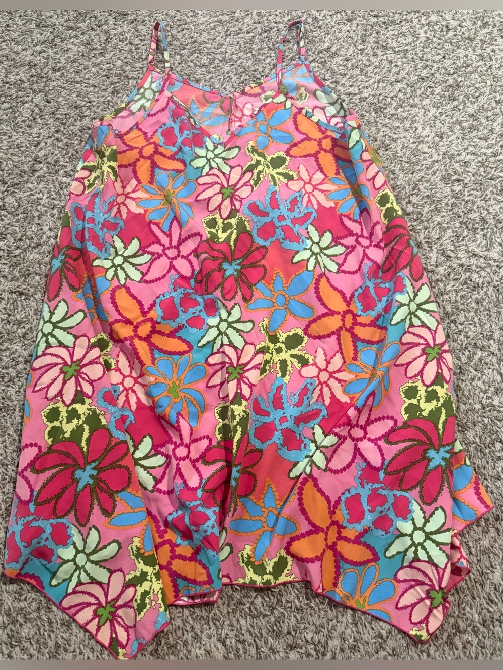 SHEIN LUNE Women's Casual Branch Print Mini Dress - Picture 2 of 4